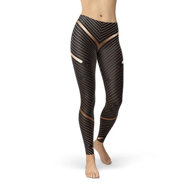 leggings with lines on the side